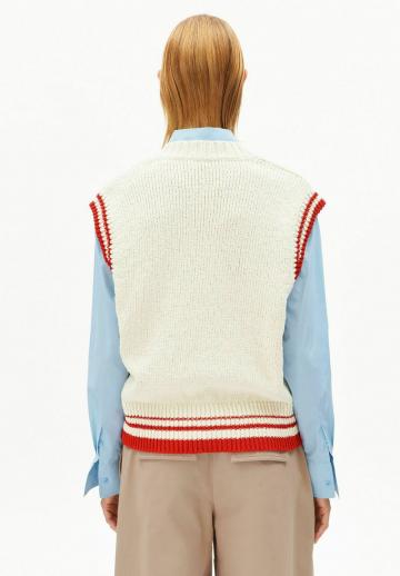 Пуловер без рукавов