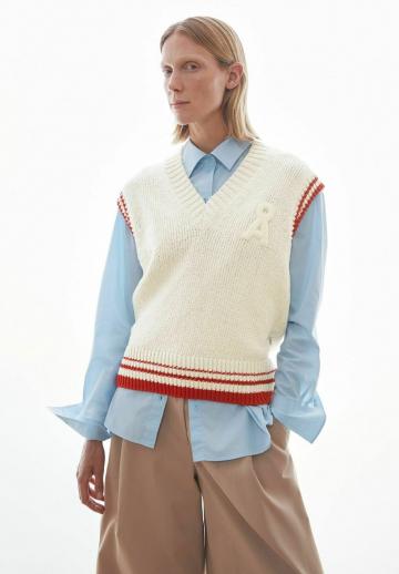 Пуловер без рукавов