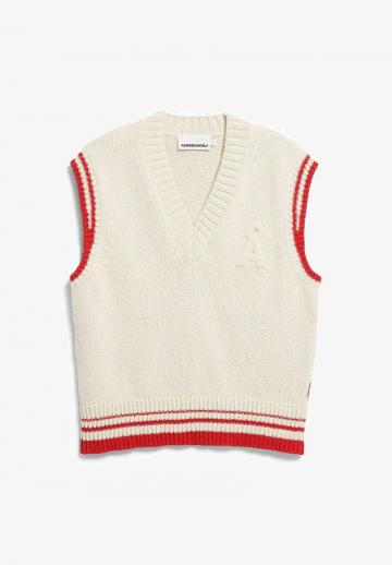 Пуловер без рукавов