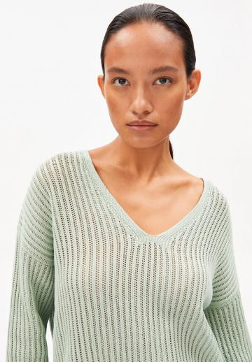 Пуловер с коротким рукавом