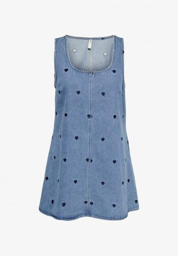 Джинсовый комбинезон