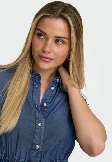 Джинсовое платье