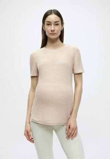 Пуловер с коротким рукавом