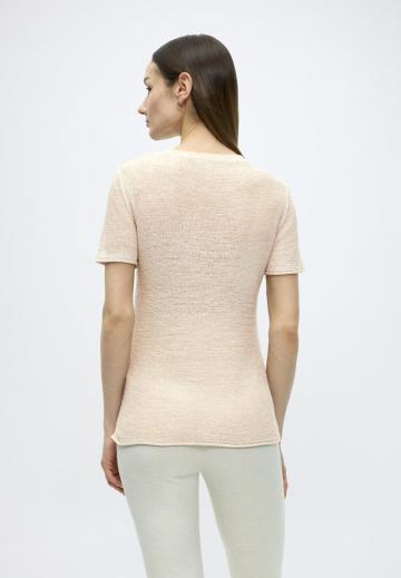 Пуловер с коротким рукавом