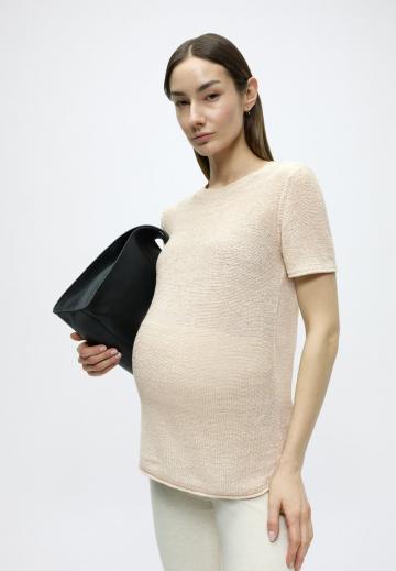 Пуловер с коротким рукавом