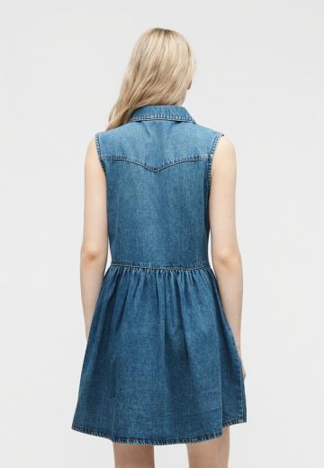 Джинсовое платье
