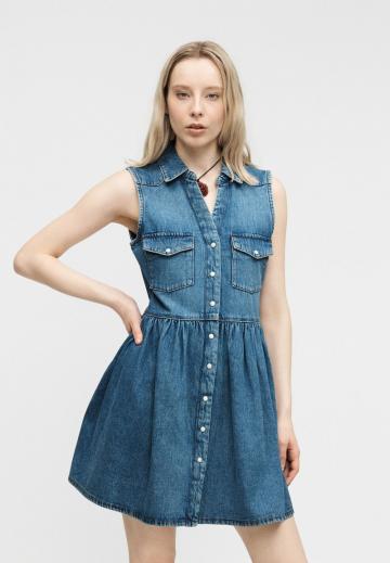 Джинсовое платье