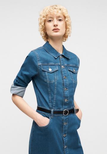 Джинсовое платье