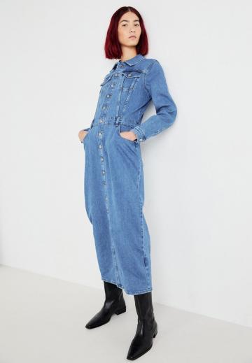 Джинсовый комбинезон