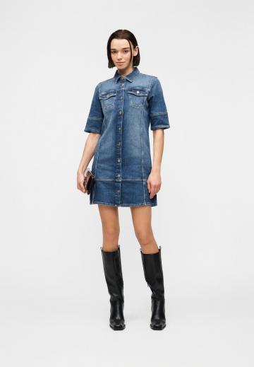Джинсовое платье