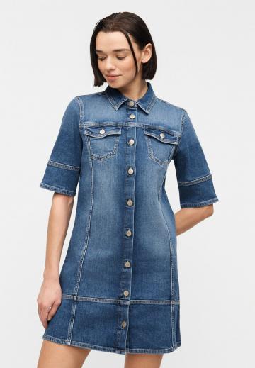 Джинсовое платье
