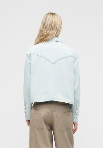 Джинсовая блузка