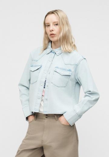Джинсовая блузка
