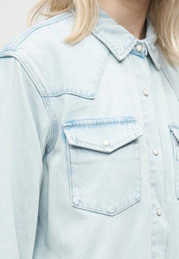 Джинсовая блузка