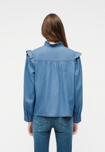 Джинсовая блузка