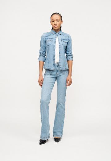 Джинсовая блузка