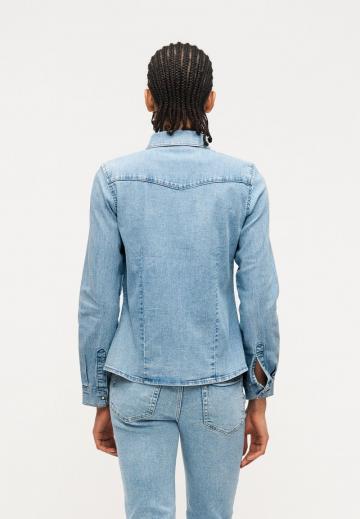 Джинсовая блузка