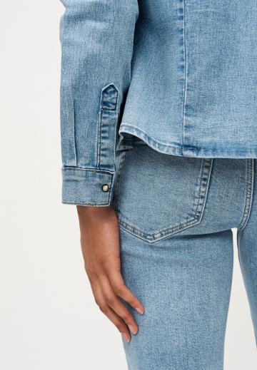 Джинсовая блузка