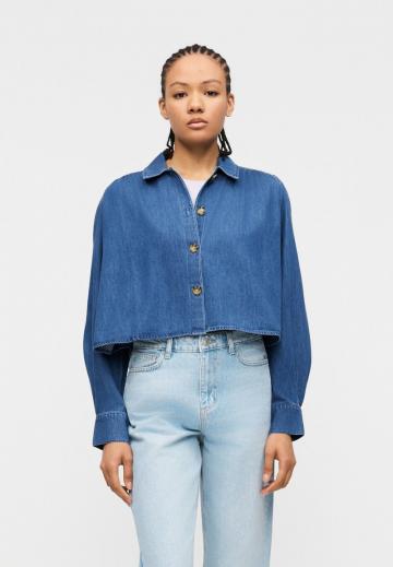 Джинсовая блузка