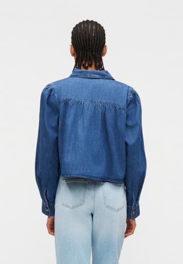 Джинсовая блузка