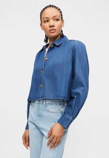 Джинсовая блузка