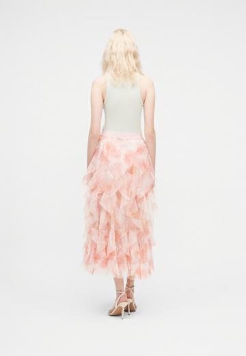 Юбка с воланами