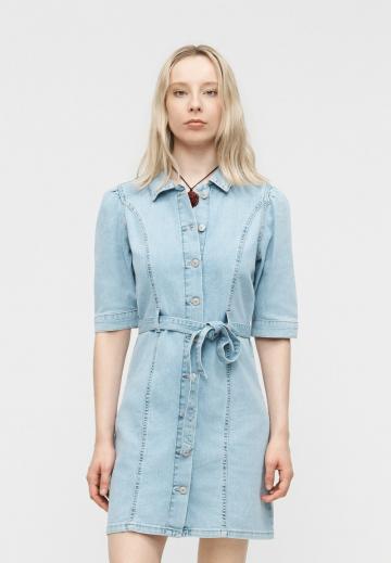 Джинсовое платье