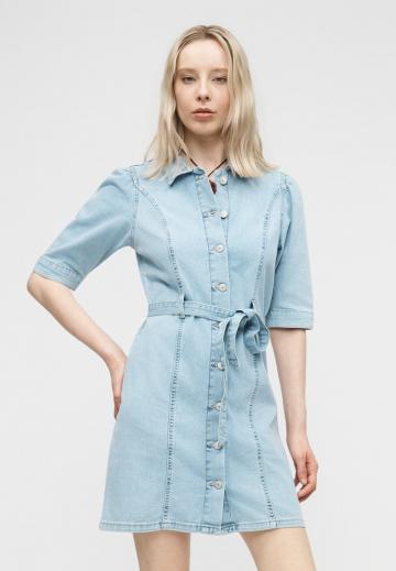 Джинсовое платье