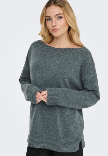 Длинный пуловер