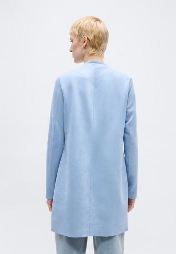 Пальто из искусственной кожи