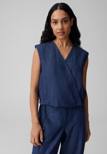 Джинсовая жилетка