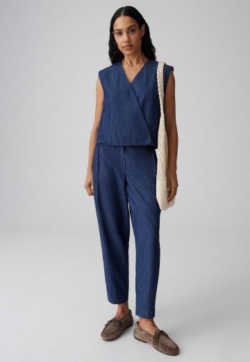 Джинсовая жилетка