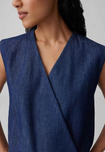 Джинсовая жилетка