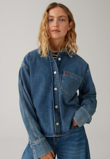 Джинсовая блузка