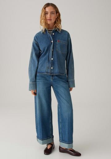 Джинсовая блузка