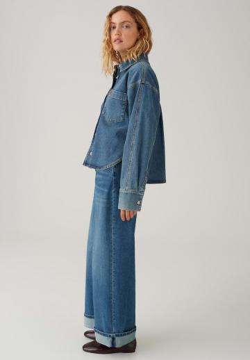 Джинсовая блузка