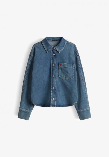 Джинсовая блузка