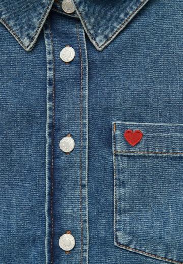 Джинсовая блузка