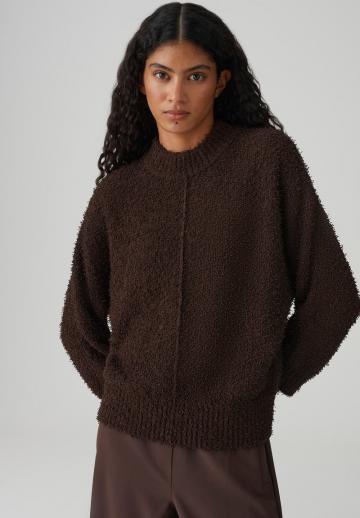Пуловер с рукавом три четверти