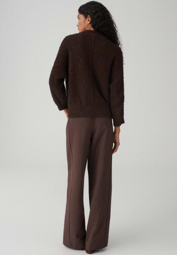 Пуловер с рукавом три четверти