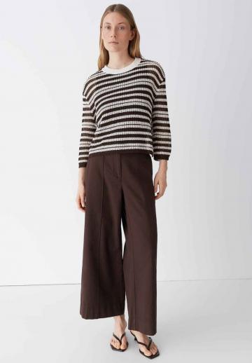 Пуловер с рукавом три четверти