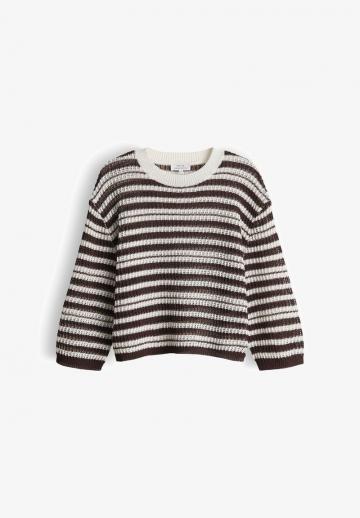 Пуловер с рукавом три четверти