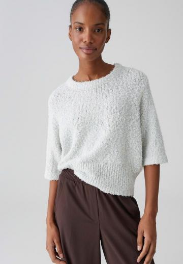 Пуловер с рукавом три четверти