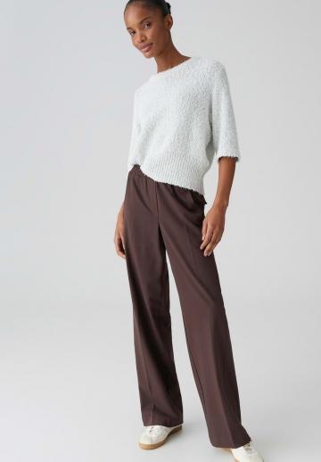 Пуловер с рукавом три четверти