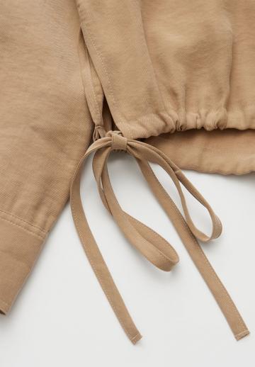 Атласная блузка