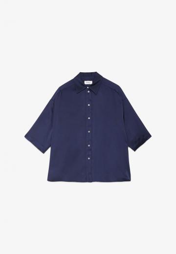 Атласная блузка