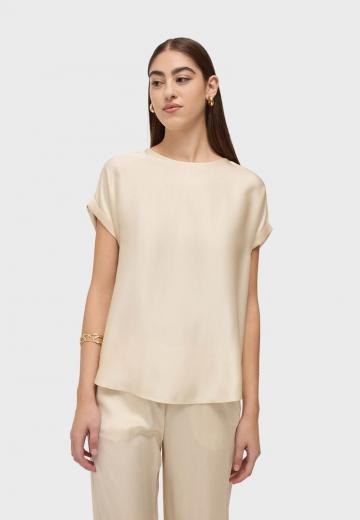 Атласная блузка