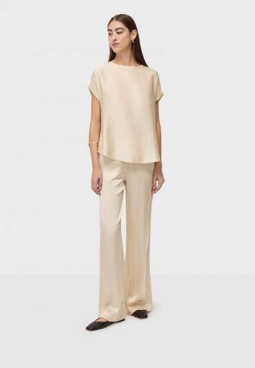 Атласная блузка