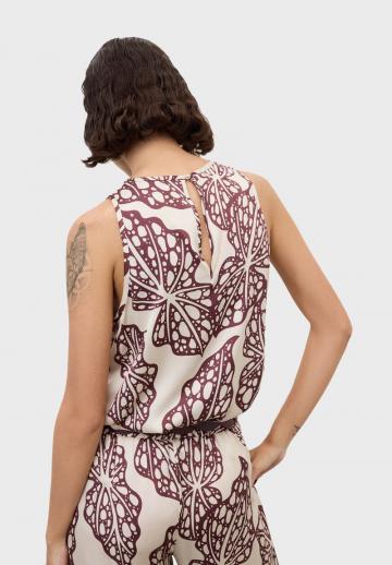 Блузка без рукавов