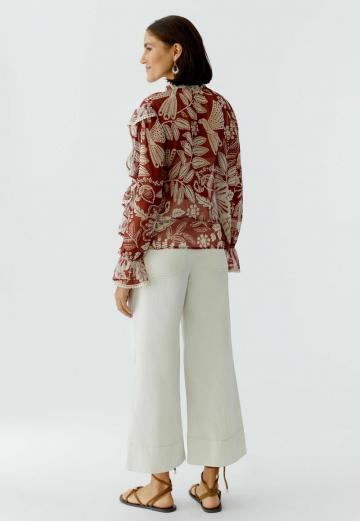 Шифоновая блузка